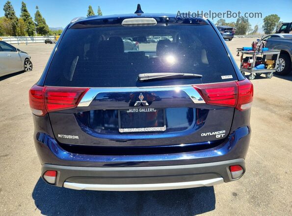 JA4JZ4AX0HZ059631 2017 MITSUBISHI OUTLANDER Blue უკანა ხედი
