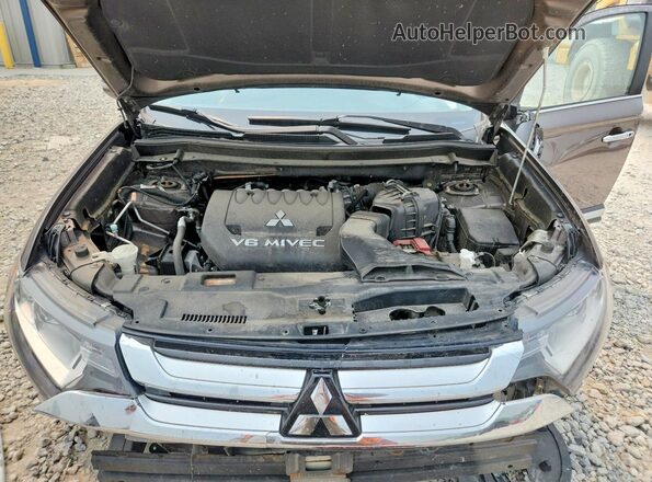 JA4JZ4AX1HZ006002 2017 MITSUBISHI OUTLANDER Gray Widok komory silnika