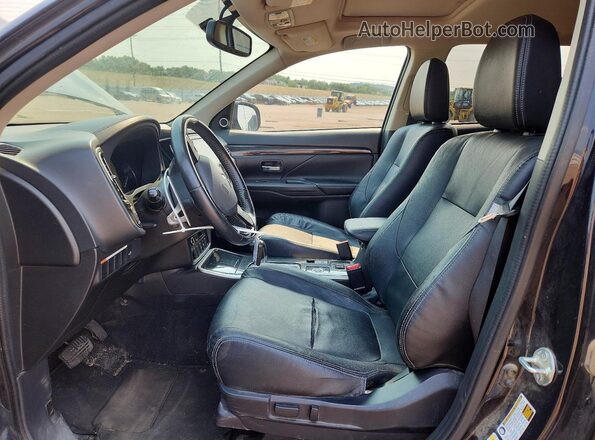 JA4JZ4AX1JJ001709 2018 MITSUBISHI OUTLANDER Black Vista interior delantera