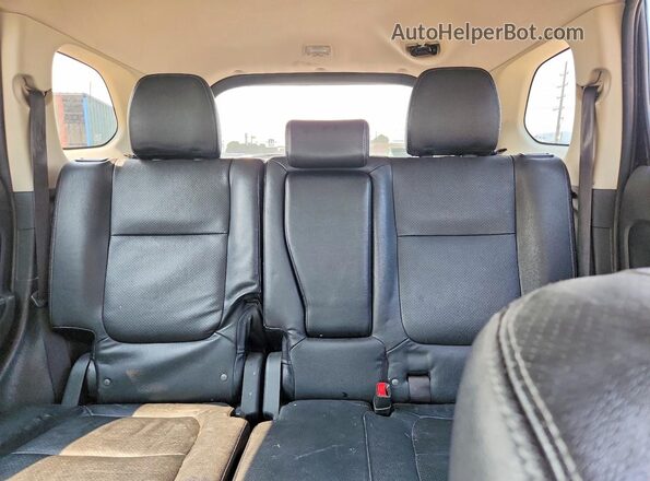 JA4JZ4AX1JJ001709 2018 MITSUBISHI OUTLANDER Black Vista de los asientos traseros