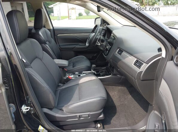 JA4JZ4AX1KZ024748 2019 MITSUBISHI OUTLANDER Black Սալոնի դիմացի տեսք
