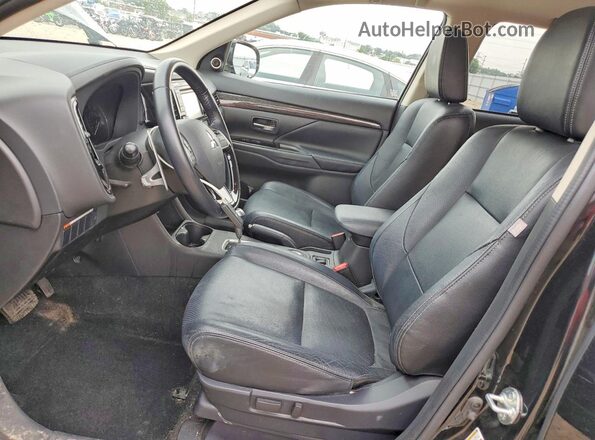 JA4JZ4AX2GZ027181 2016 MITSUBISHI OUTLANDER Black Vista interior delantera