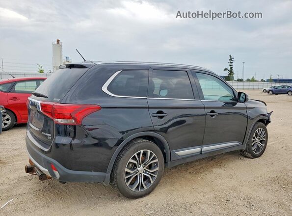 JA4JZ4AX2GZ027181 2016 MITSUBISHI OUTLANDER Black Trasero derecho