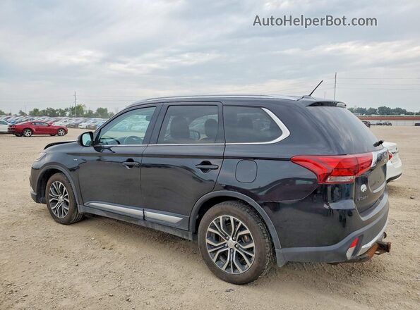 JA4JZ4AX2GZ027181 2016 MITSUBISHI OUTLANDER Black Trasero izquierdo