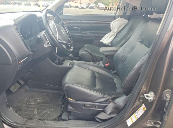 JA4JZ4AX2GZ038276 2016 MITSUBISHI OUTLANDER Charcoal წინა სალონის ხედი