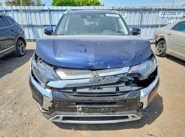 JA4JZ4AX6LZ612047 2020 MITSUBISHI OUTLANDER Blue წინა ხედი