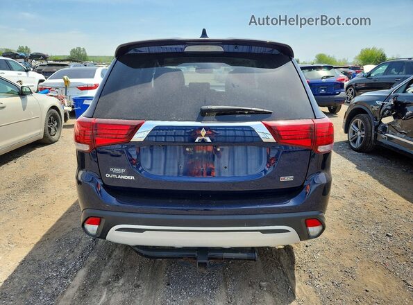 JA4JZ4AX6LZ612047 2020 MITSUBISHI OUTLANDER Blue უკანა ხედი