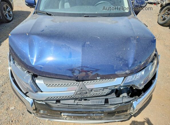 JA4JZ4AX6LZ612047 2020 MITSUBISHI OUTLANDER Blue ძრავის განყოფილების ხედი