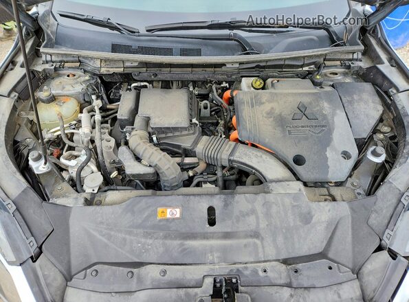 JA4T5UA95PZ614464 2023 MITSUBISHI OUTLANDER Gray Вид підкапотного простору