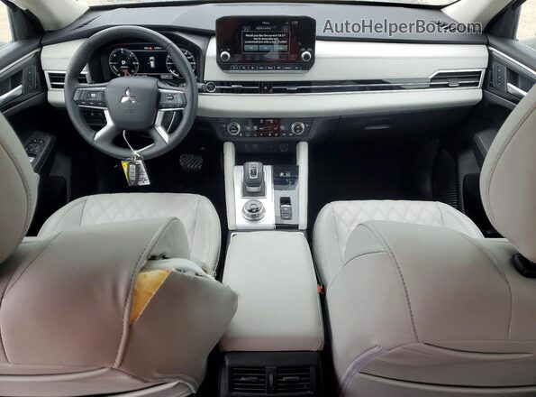 JA4T5WA92SZ011377 2025 MITSUBISHI OUTLANDER Gray Dashboard view