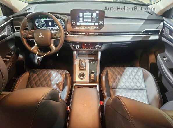 JA4T5WA99SZ047275 2025 MITSUBISHI OUTLANDER Black წინა პანელის ხედი