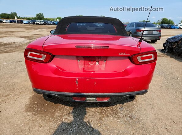 JC1NFAEK0H0104873 2017 FIAT 124 Red უკანა ხედი
