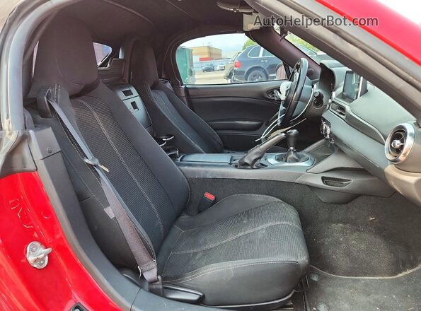 JC1NFAEK0H0104873 2017 FIAT 124 Red უკანა სავარძლების ხედი