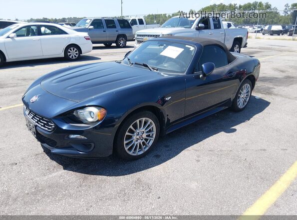 JC1NFAEK2J0137797 2018 FIAT 124 SPIDER Blue წინა მარცხენა ხედი სამი მეოთხედიდან