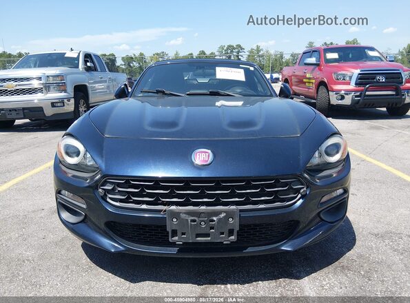 JC1NFAEK2J0137797 2018 FIAT 124 SPIDER Blue ხელსაწყოთა პანელის ხედი