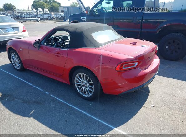 JC1NFAEK2J0138402 2018 FIAT 124 SPIDER Red უკანა მარცხენა