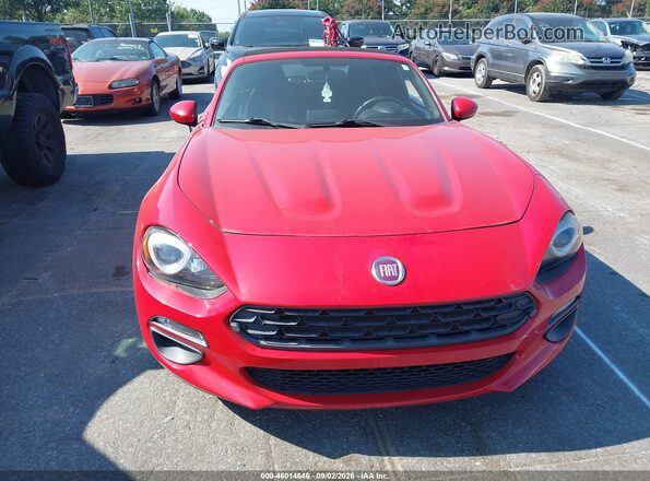 JC1NFAEK2J0138402 2018 FIAT 124 SPIDER Red წინა ხედი