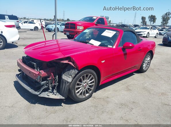 JC1NFAEK8J0133608 2018 FIAT 124 SPIDER Red Przód lewy