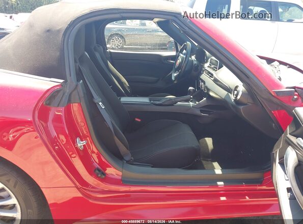 JC1NFAEK8J0133608 2018 FIAT 124 SPIDER Red Widok wnętrza z przodu