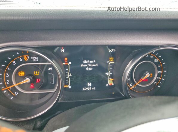 1C6JJTEG5PL504410 2023 JEEP GLADIATOR White Սարքավորումների վահանակի տեսք