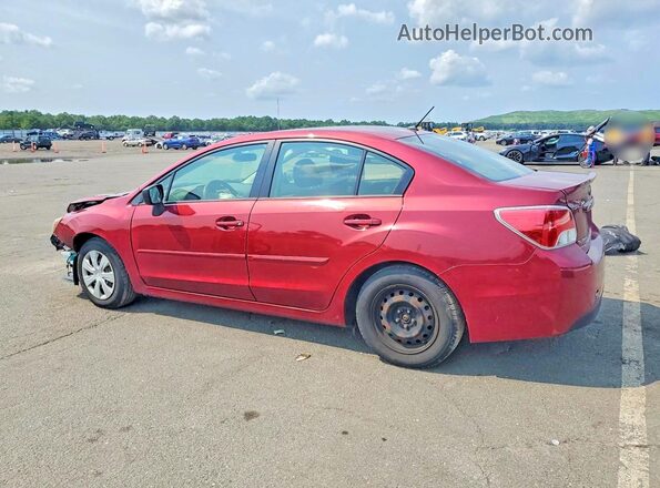JF1GJAA63GH017736 2016 SUBARU IMPREZA Burgundy Rear left