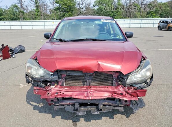 JF1GJAA63GH017736 2016 SUBARU IMPREZA Burgundy Front view