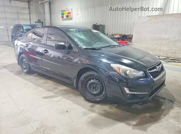 JF1GJAA64GG019579 2016 SUBARU IMPREZA Black Delantero derecho