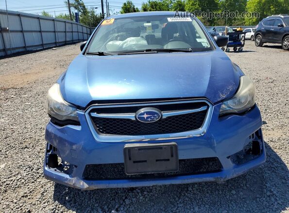 JF1GJAA65GH005099 2016 SUBARU IMPREZA Blue წინა ხედი