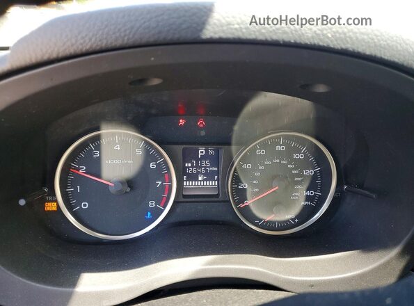 JF1GJAA65GH005099 2016 SUBARU IMPREZA Blue ხელსაწყოთა პანელის ხედი