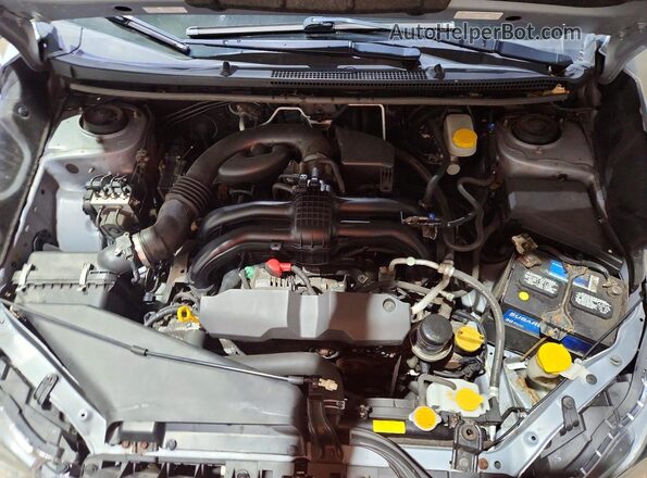 JF1GJAA65GH021609 2016 SUBARU IMPREZA Серебряный Вид задней части салона