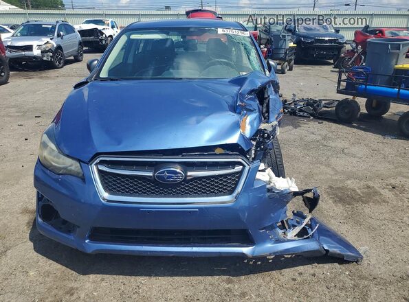 JF1GJAA69GH010371 2016 SUBARU IMPREZA Синий Вид спереди