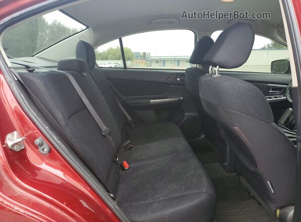 JF1GJAB63GH015158 2016 SUBARU IMPREZA Maroon Rear seats view