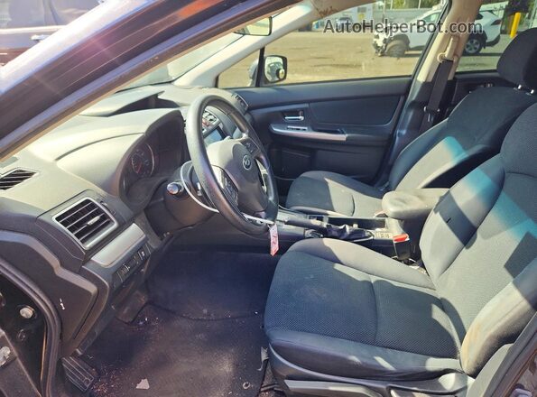 JF1GJAB65GH013394 2016 SUBARU IMPREZA Черный Вид салона спереди