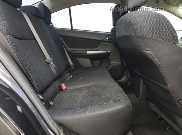 JF1GJAB67GH009525 2016 SUBARU IMPREZA Black უკანა სავარძლების ხედი