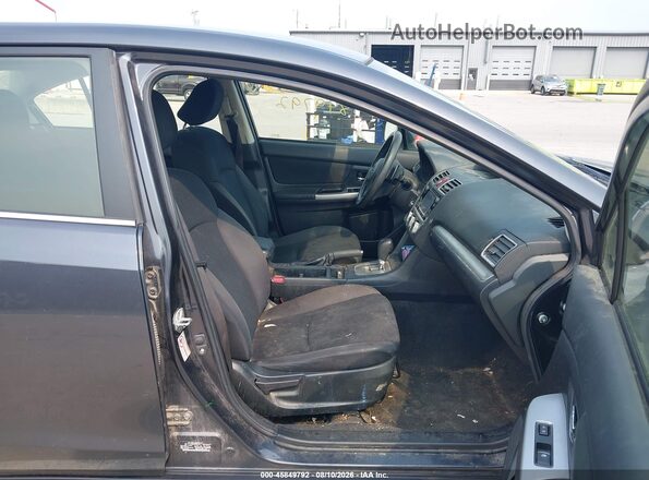JF1GJAB69GH014077 2016 SUBARU IMPREZA Gray წინა სალონის ხედი
