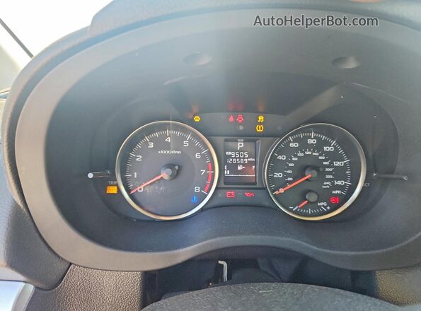 JF1GJAB69GH017013 2016 SUBARU IMPREZA Белый Вид щитка приборов