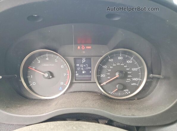 JF1GJAB6XGH016663 2016 SUBARU IMPREZA Синий Вид щитка приборов