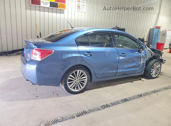 JF1GJAF62GH012861 2016 SUBARU IMPREZA Синий Задняя правая четверть