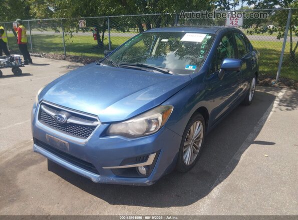 JF1GJAF64GH017754 2016 SUBARU IMPREZA Blue Передня ліва чверть