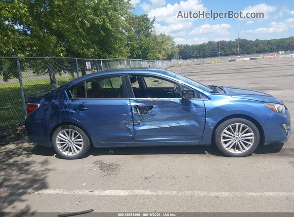 JF1GJAF64GH017754 2016 SUBARU IMPREZA Blue Вид задньої частини салону