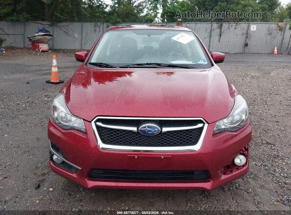 JF1GJAF65GH012028 2016 SUBARU IMPREZA Красный Вид щитка приборов