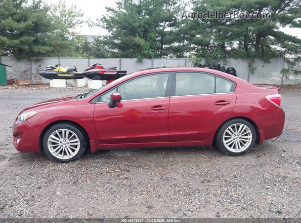 JF1GJAF65GH012028 2016 SUBARU IMPREZA Красный Панорамный вид салона 360°