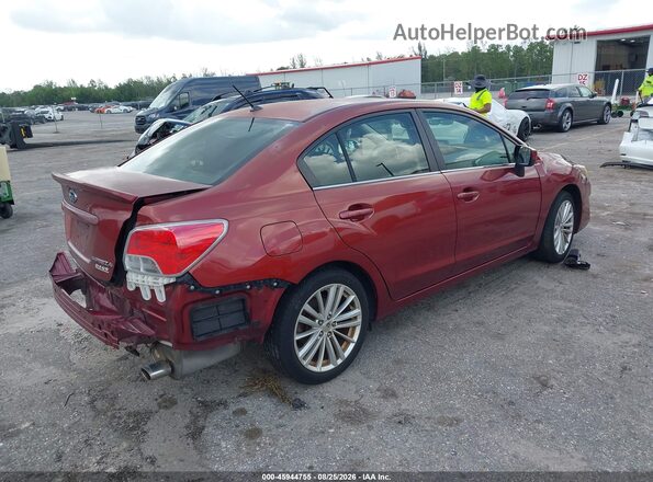 JF1GJAF69GH003574 2016 SUBARU IMPREZA Red უკანა მარჯვენა
