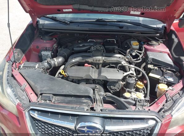 JF1GJAF69GH003574 2016 SUBARU IMPREZA Red უკანა ხედი