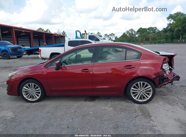 JF1GJAF69GH003574 2016 SUBARU IMPREZA Red სალონის 360-გრადუსიანი ხედი