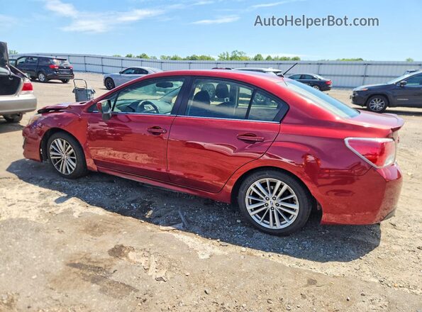 JF1GJAF6XGH014857 2016 SUBARU IMPREZA Red უკანა მარცხენა