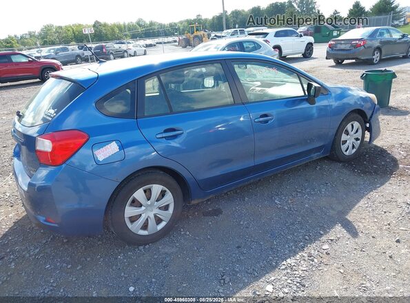JF1GPAA60G8337952 2016 SUBARU IMPREZA Blue Tył prawy