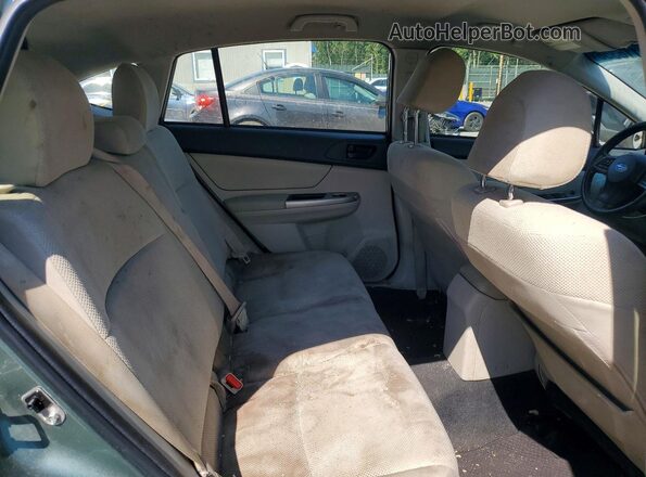 JF1GPAA60GH248401 2016 SUBARU IMPREZA Teal Rear seats view