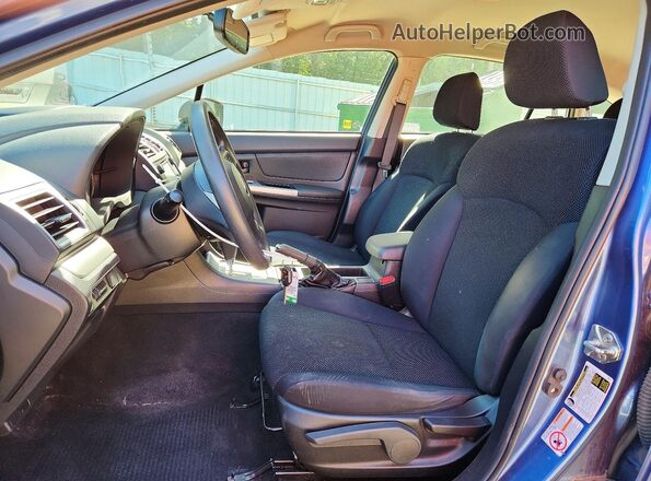 JF1GPAA63G8200522 2016 SUBARU IMPREZA Blue Вид салону спереду