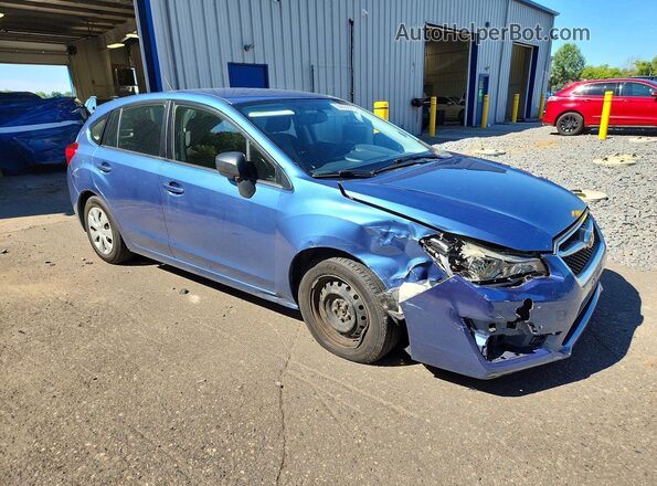 JF1GPAA63G8200522 2016 SUBARU IMPREZA Blue Передня права чверть